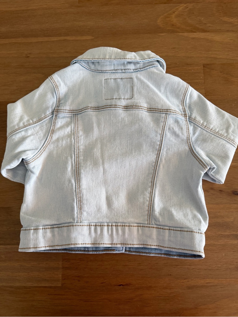 Old Navy Pale Blue Denim Jacket for Kids Size 12-18M - Picture 3 of 7